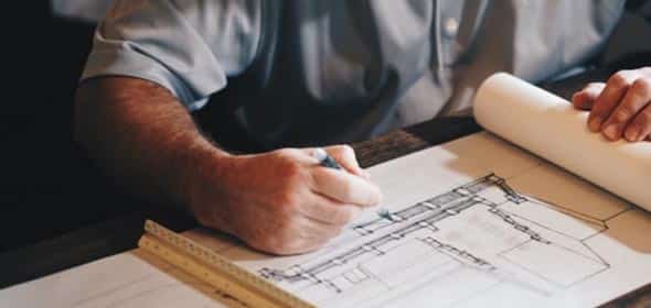 Architect Making Drafts — Structural Steel Fabricators in Rosemount, QLD
