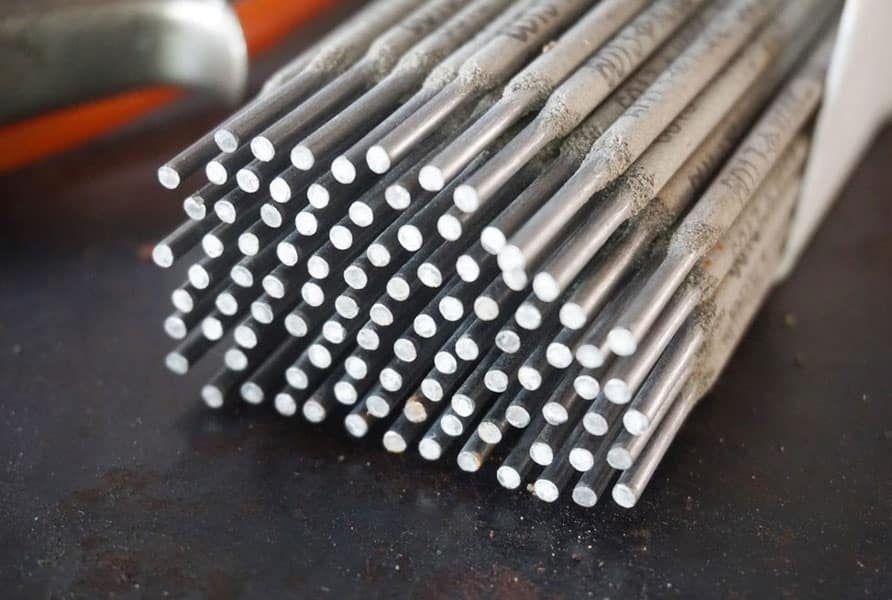 Closeup Welding Electrodes Wire — Steel Fabricators on Northern Territory